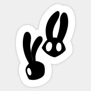 Shadow Rabbits Sticker